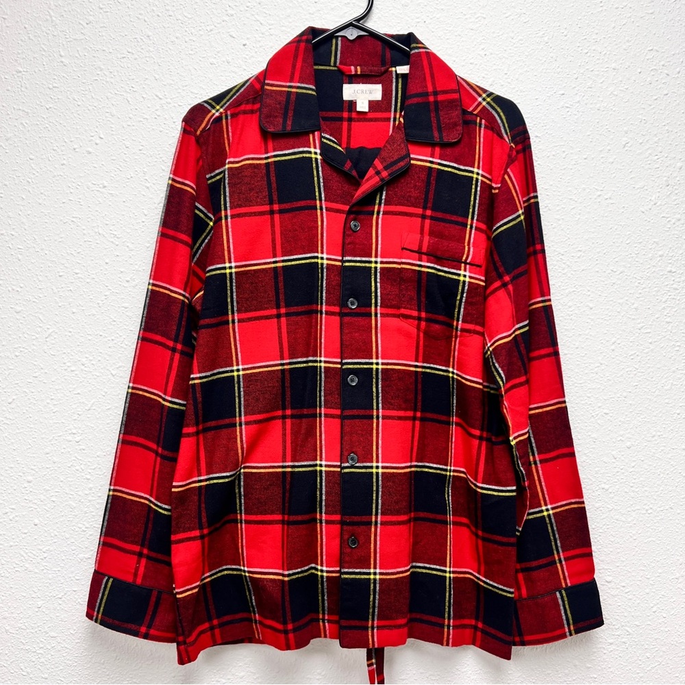Re-imagined by J crew 100% cotton pajama set Plaid red and black size small